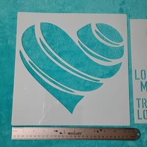 Heart Shape Stencil